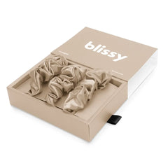 Blissy Scrunchies in Champagne