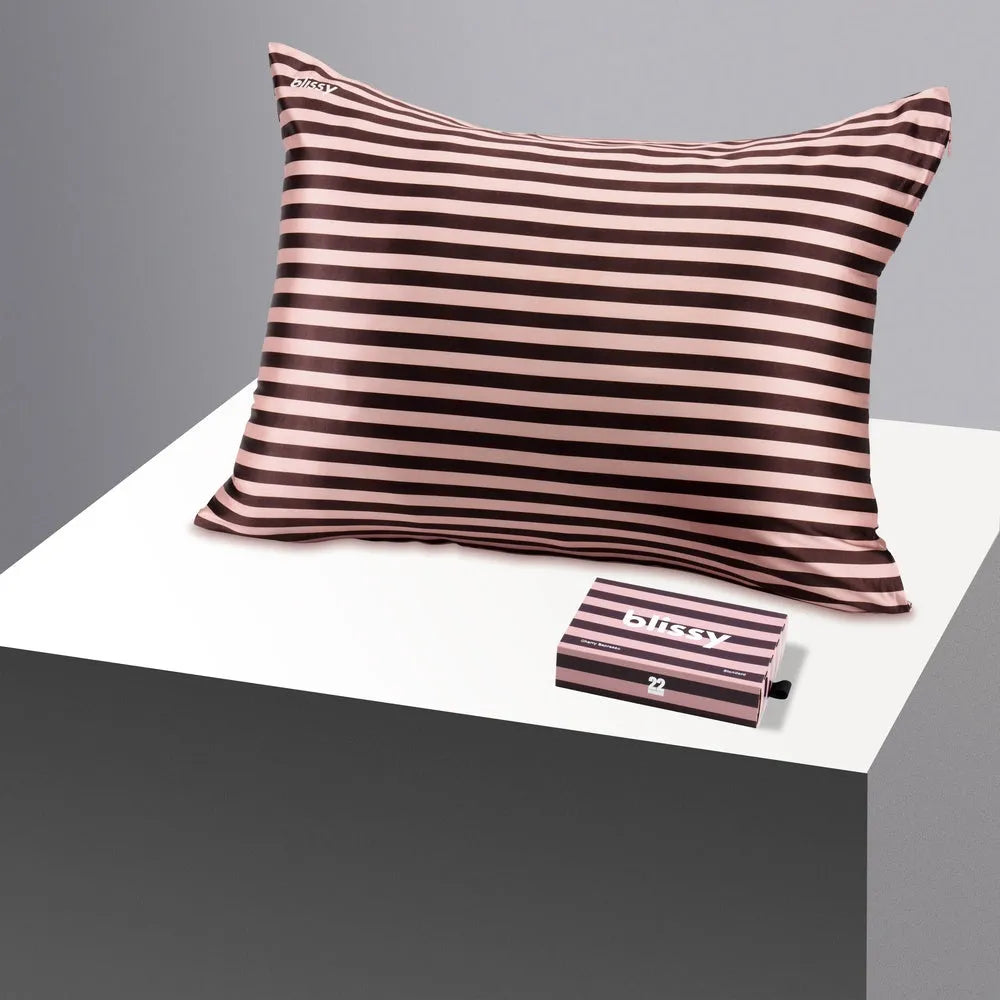 Pillowcase in Cherry Espresso, Standard Size