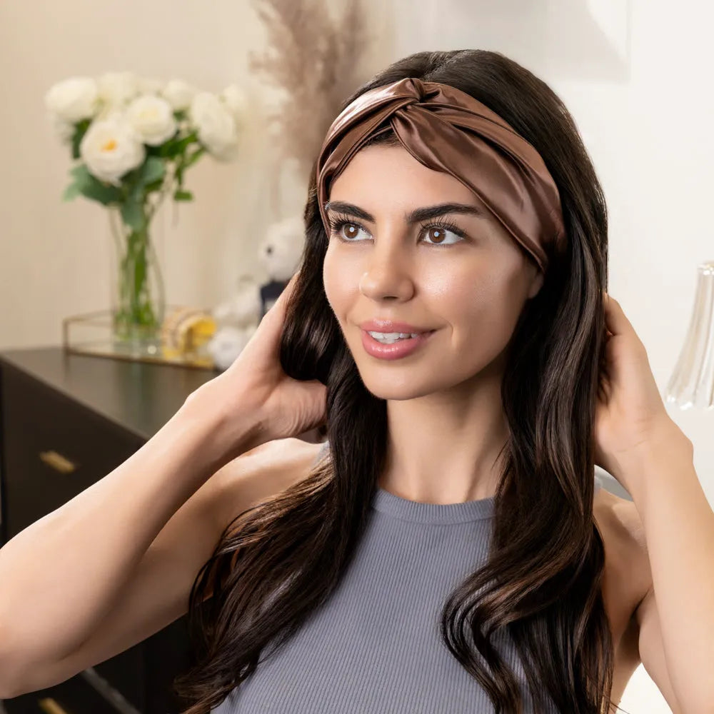 Blissy Headpiece in Chocolate