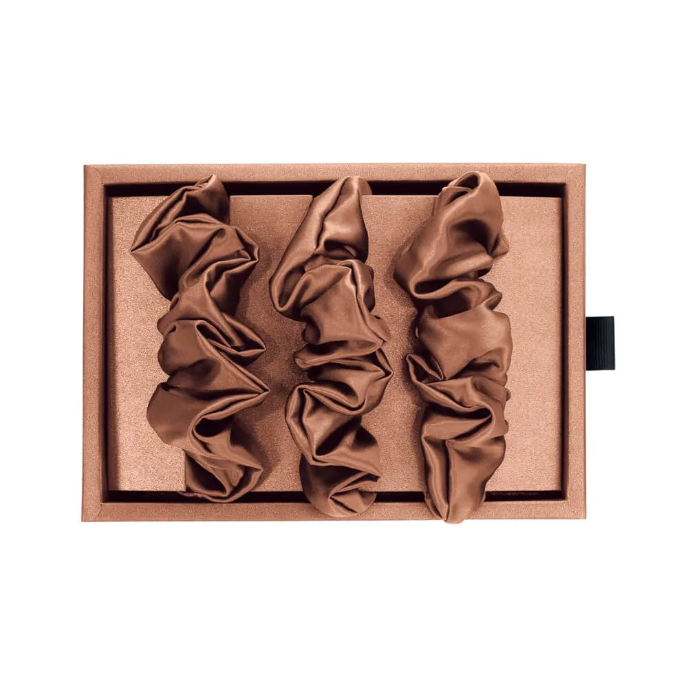 Blissy Scrunchies in Cinnamon