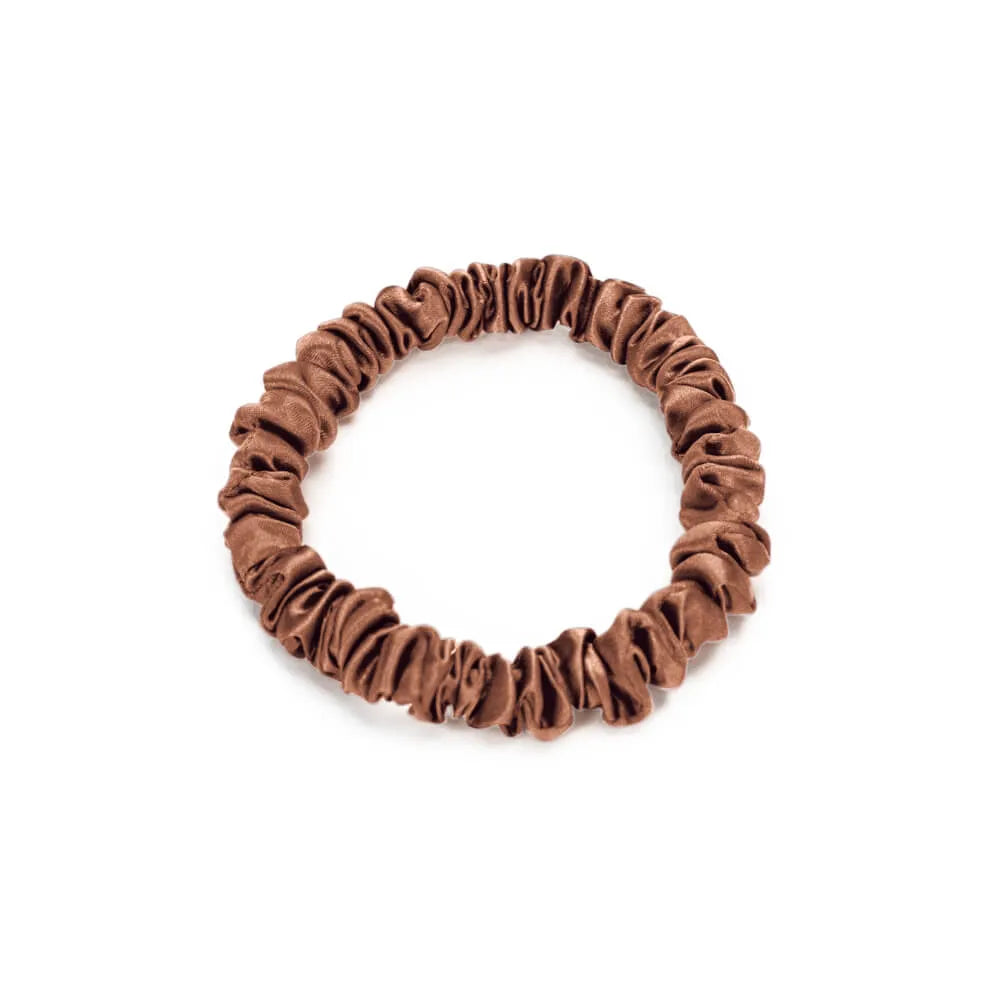 Blissy Skinny Scrunchies in Cinnamon