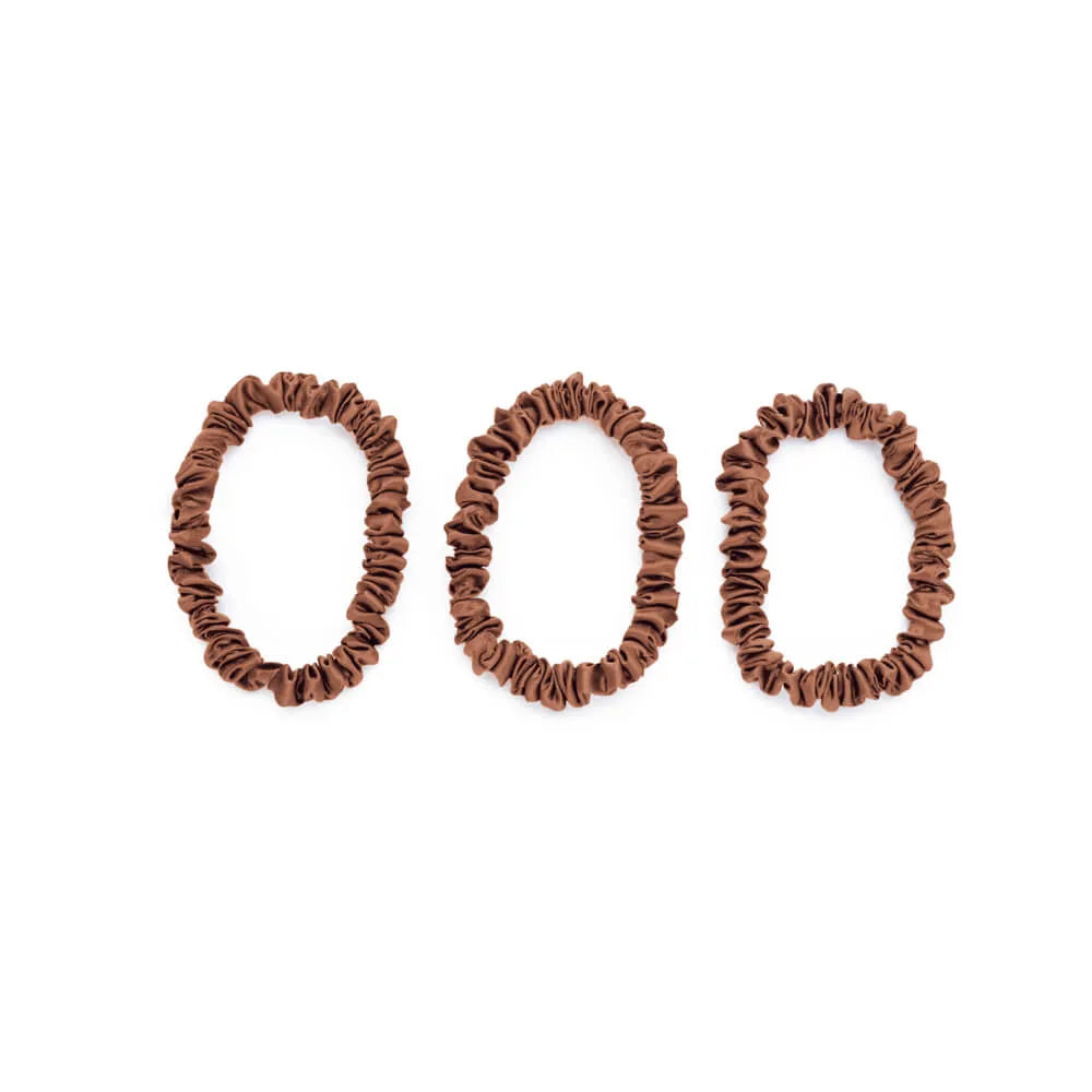 Blissy Skinny Scrunchies in Cinnamon