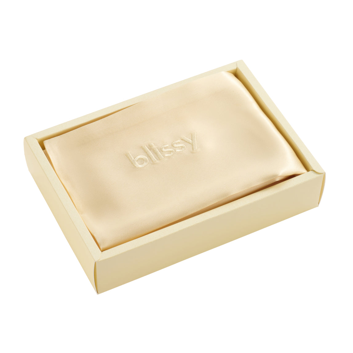 Blissy Pillowcase in Custard, Standard Size