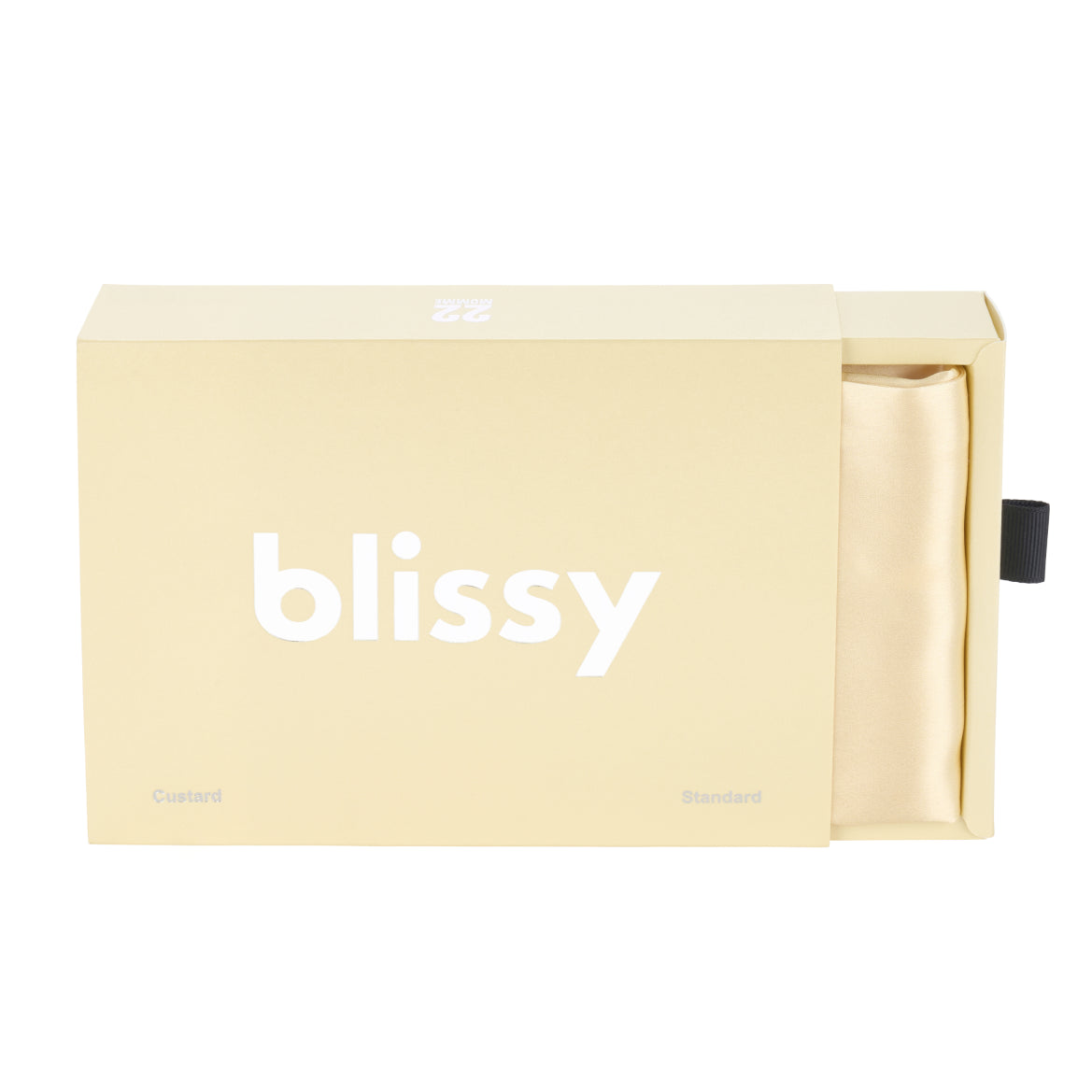 Blissy Pillowcase in Custard, Standard Size