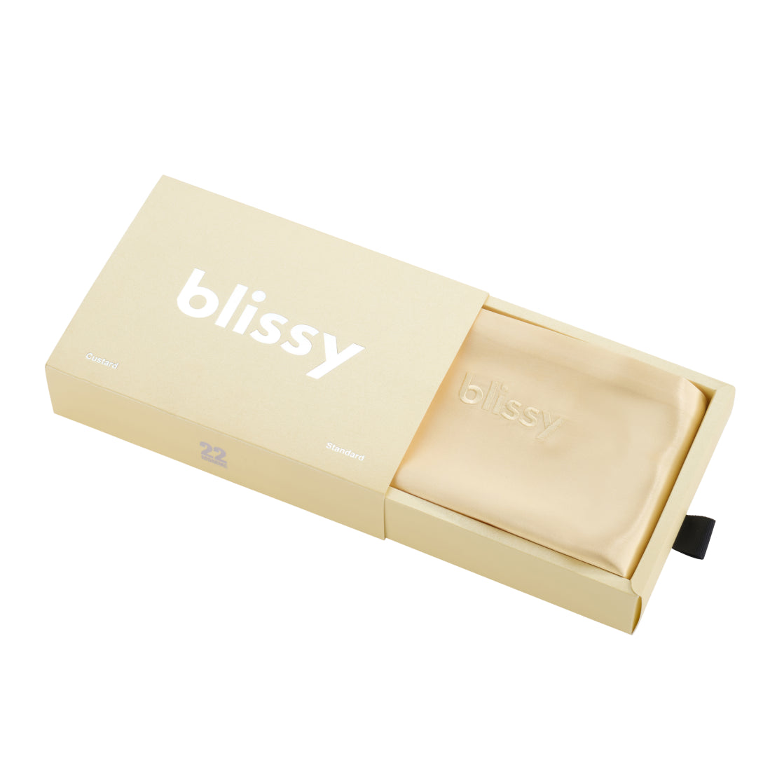 Blissy Pillowcase in Custard, Standard Size