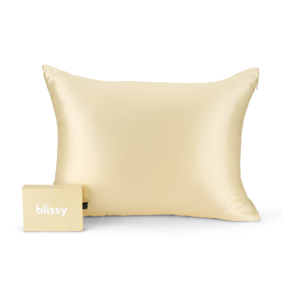 Blissy Pillowcase, Custard, Queen