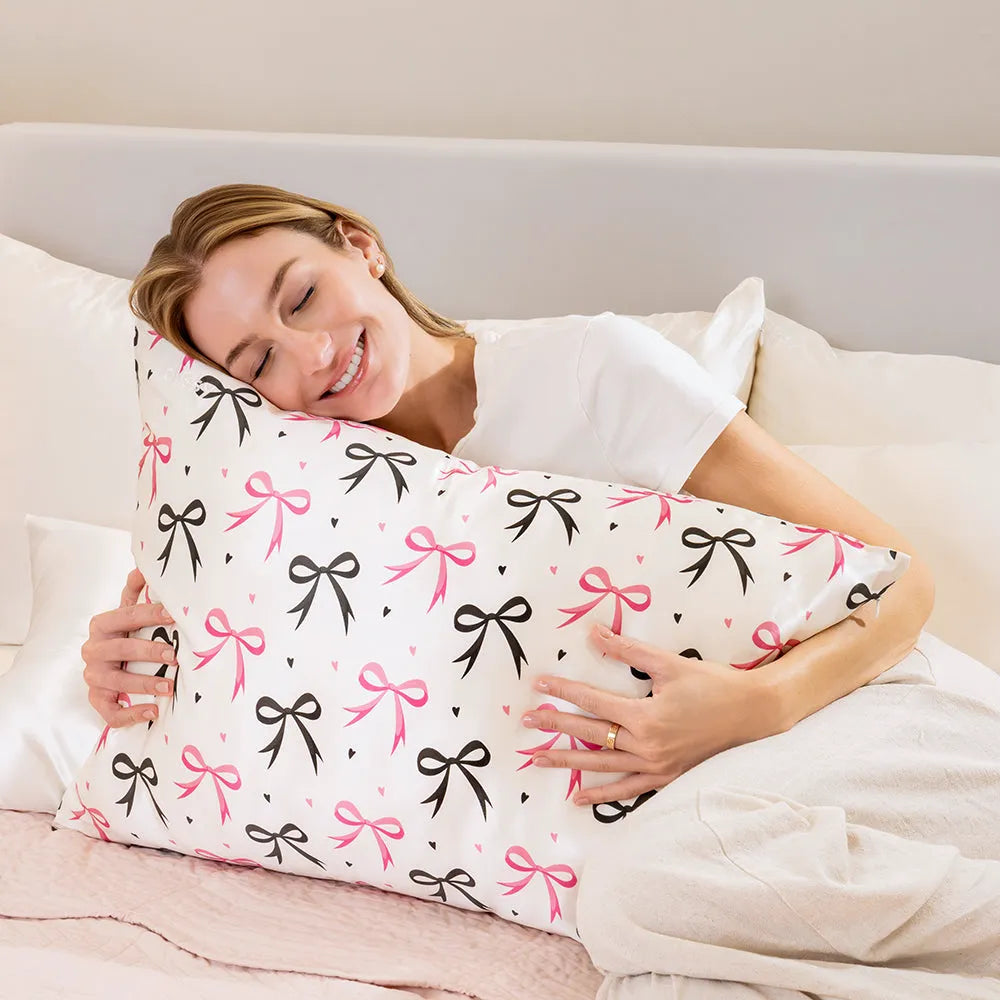Pillowcase - Dancing Bows - King