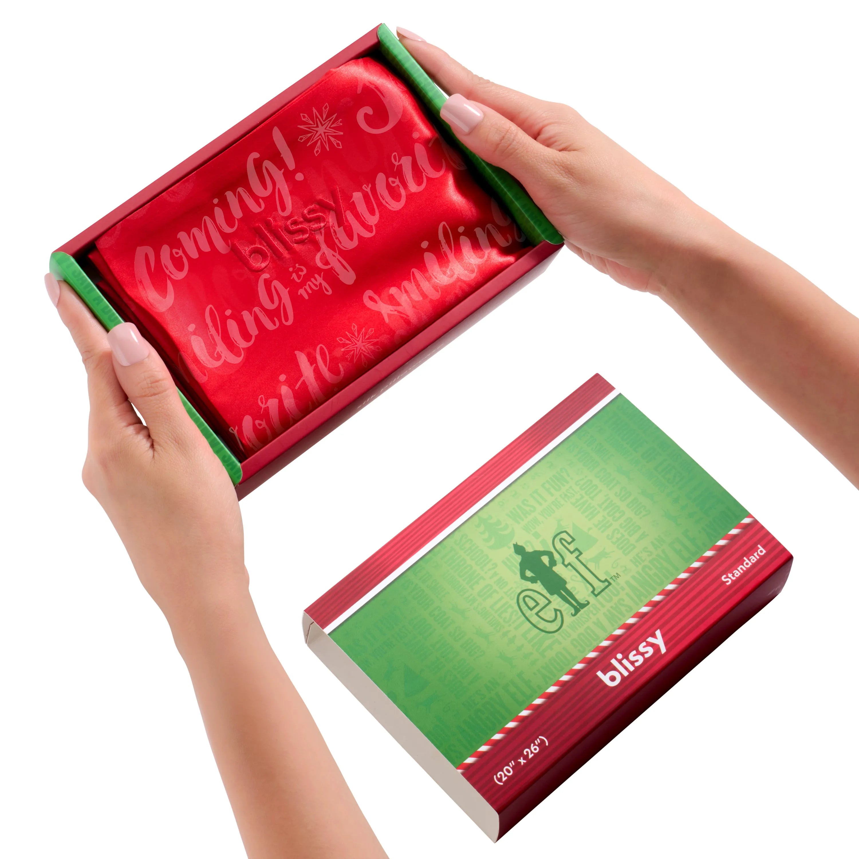Pillowcase - Elf "Santa Is Coming!" - Standard