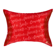 Pillowcase - Elf "Santa Is Coming!" - Queen