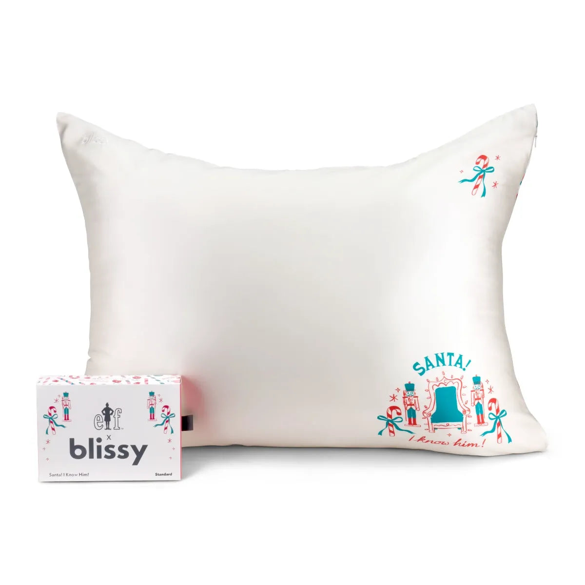 Elf “Santa! I Know Him!” Pillowcase - Standard