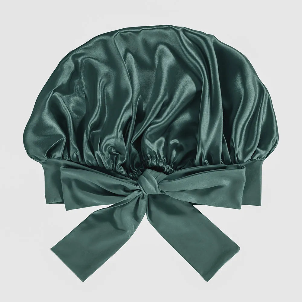 Blissy Bow Bonnet in Emerald