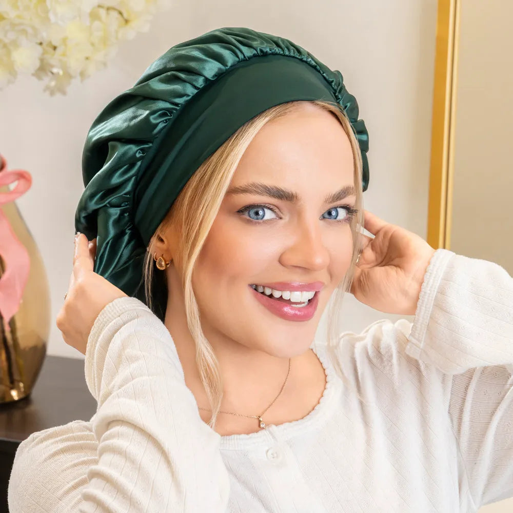 Blissy Halo Bonnet in Emerald