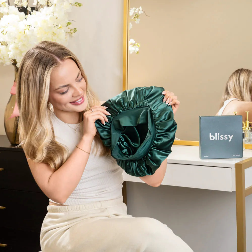 Blissy Halo Bonnet in Emerald