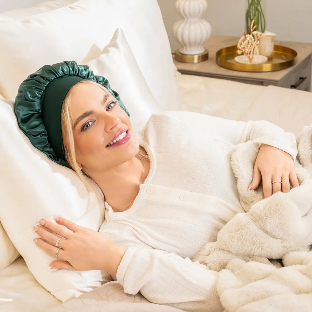 Blissy Halo Bonnet in Emerald