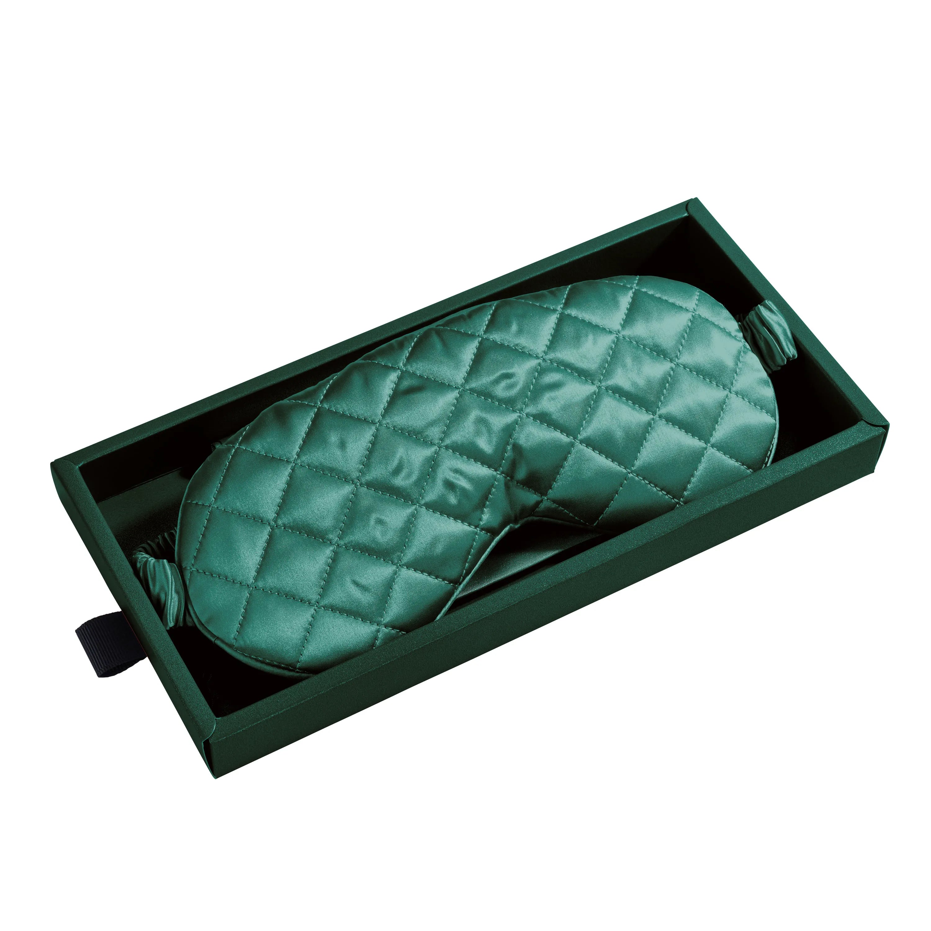 Emerald Diamond Quilted Sleep Mask