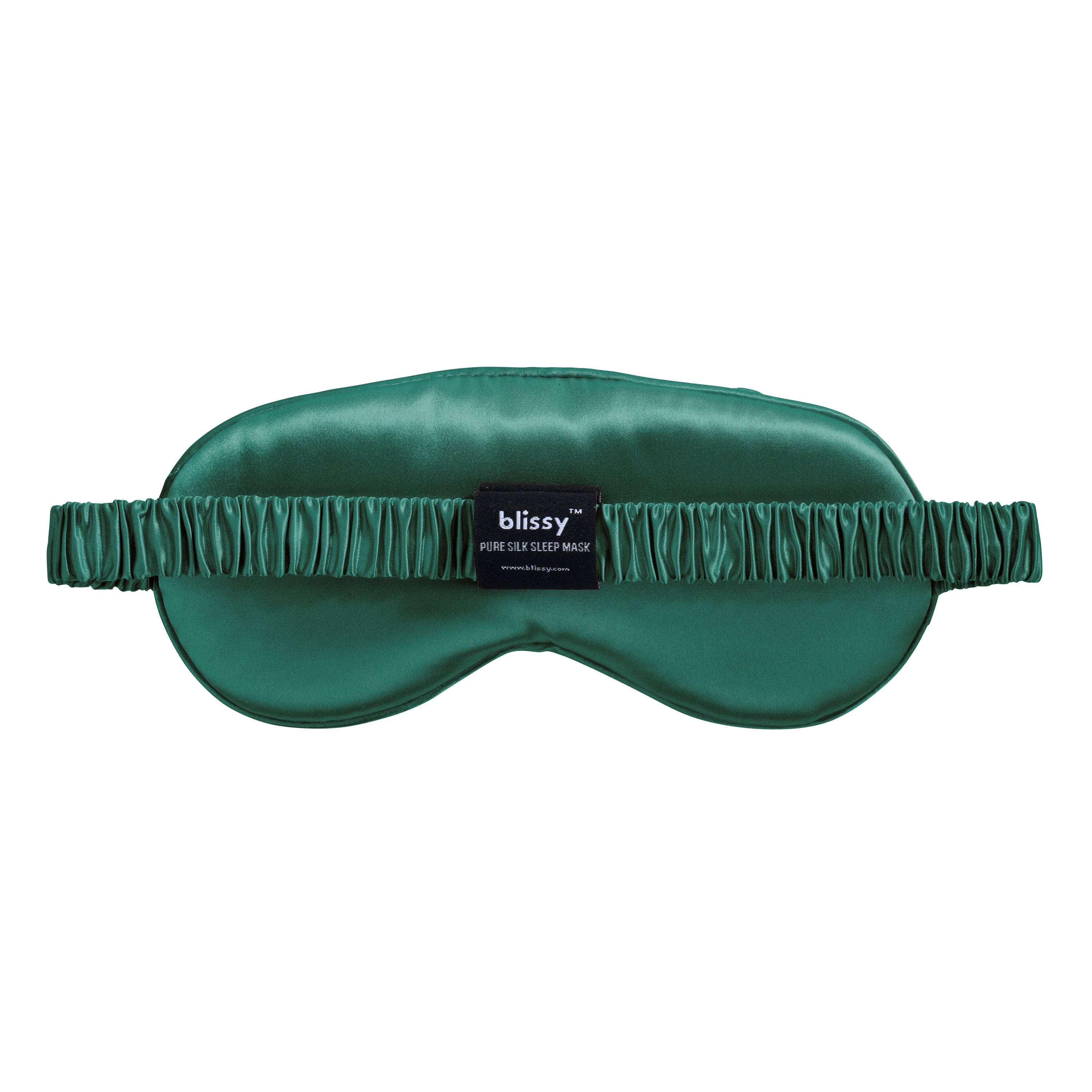 Emerald Diamond Quilted Sleep Mask