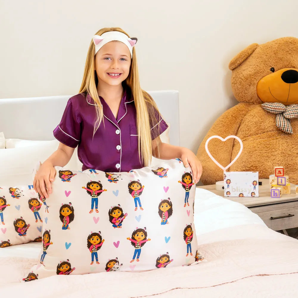 Gabby's Pastel Hearts Youth Pillowcase