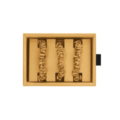 Blissy Skinny Scrunchies in Gold