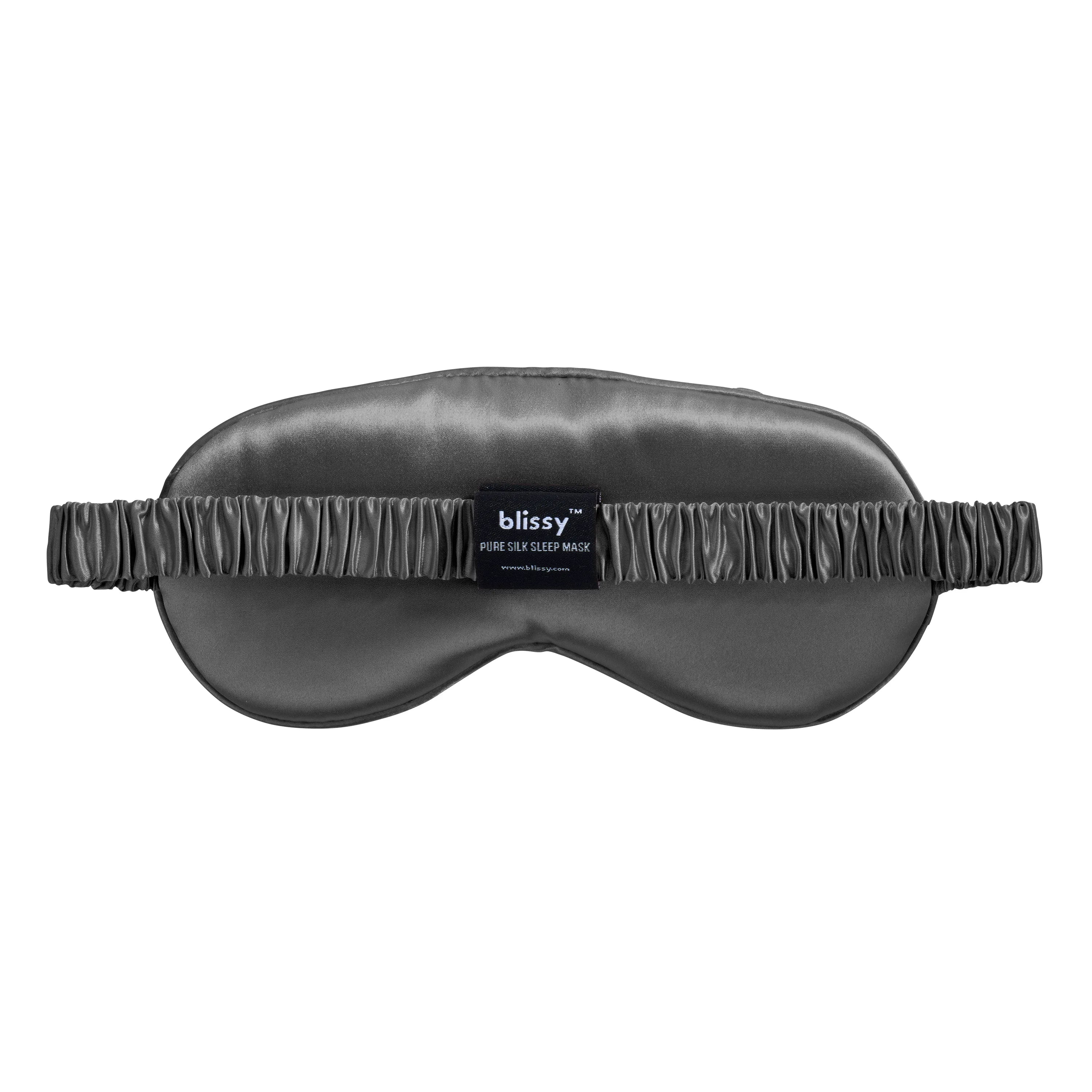 Grey Diamond Quilted Sleep Mask