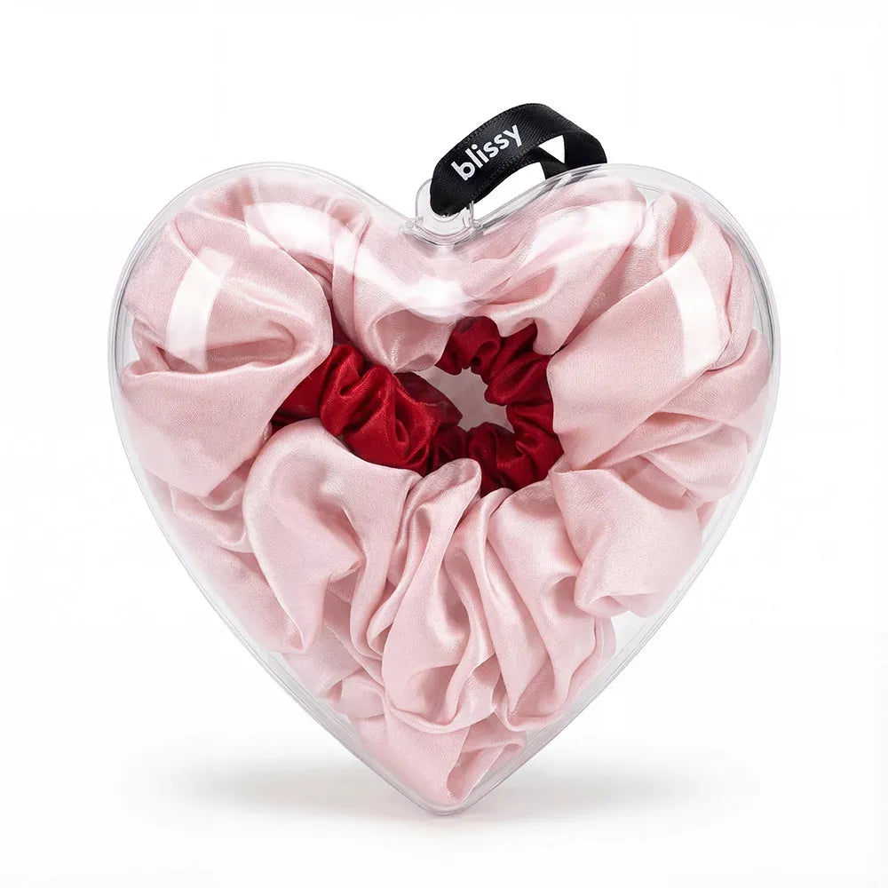 Blissy Heart Ornament Set of 3