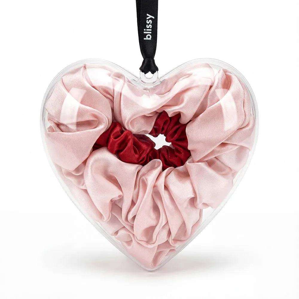 Blissy Heart Ornament Set of 3