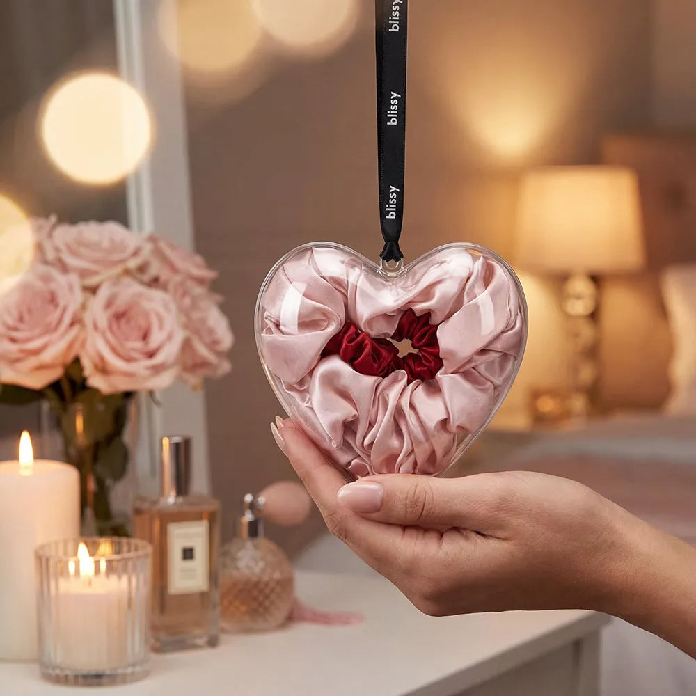 Blissy Heart Ornament Set of 3