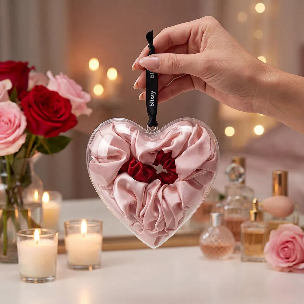 Blissy Heart Ornament Set of 3