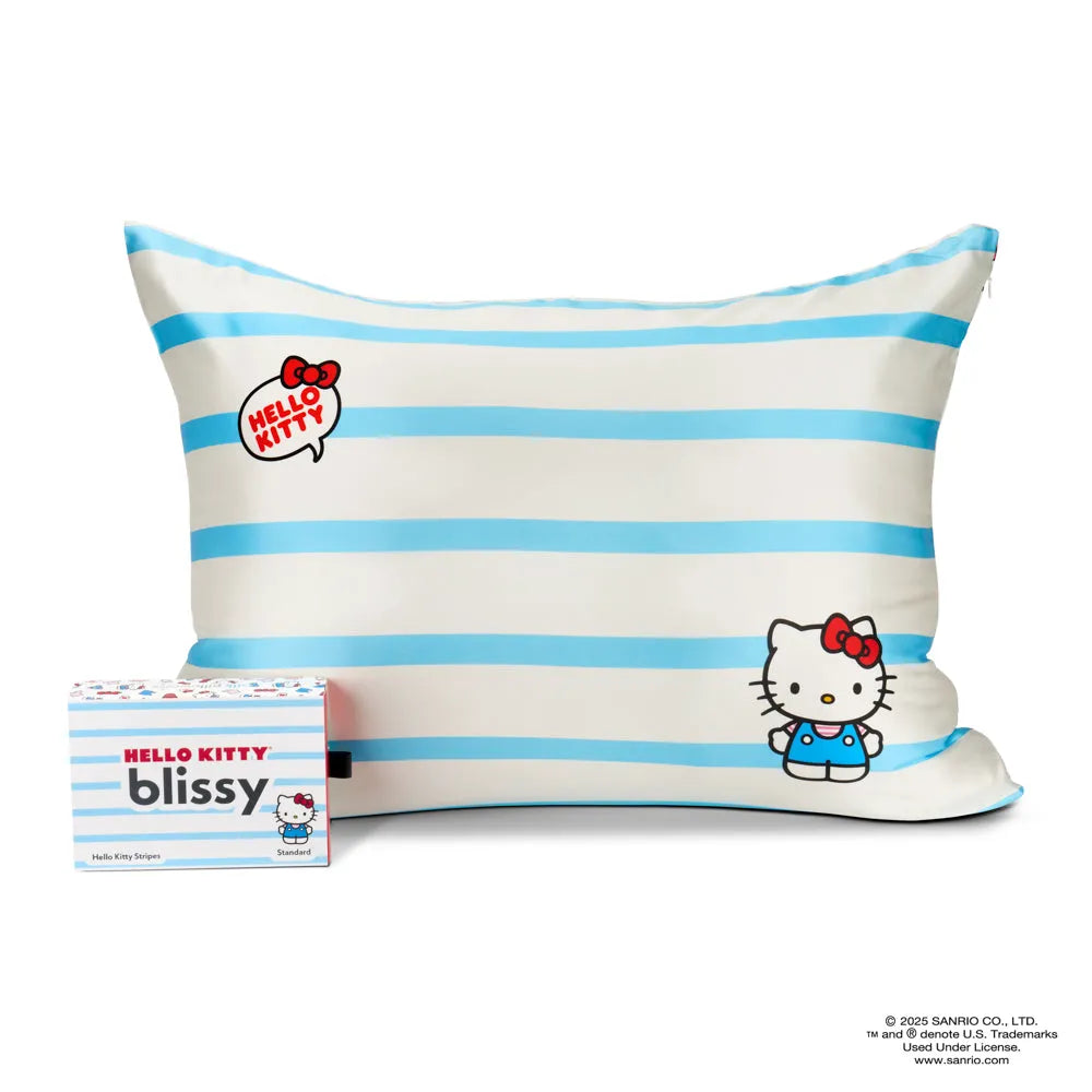 Hello Kitty Stripes Standard Pillowcase