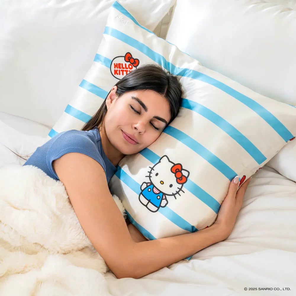 Hello Kitty Stripes Pillowcase - Queen