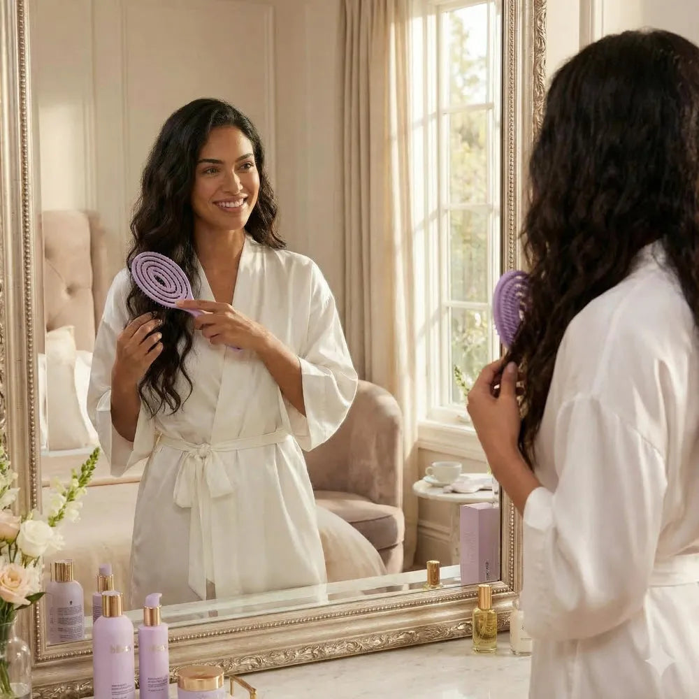 Blissy Detangling Brush in Lavender