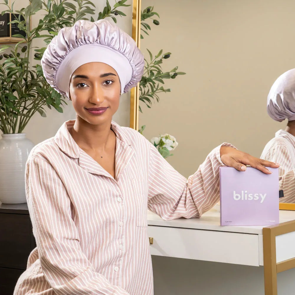 Blissy Halo Bonnet in Lavender