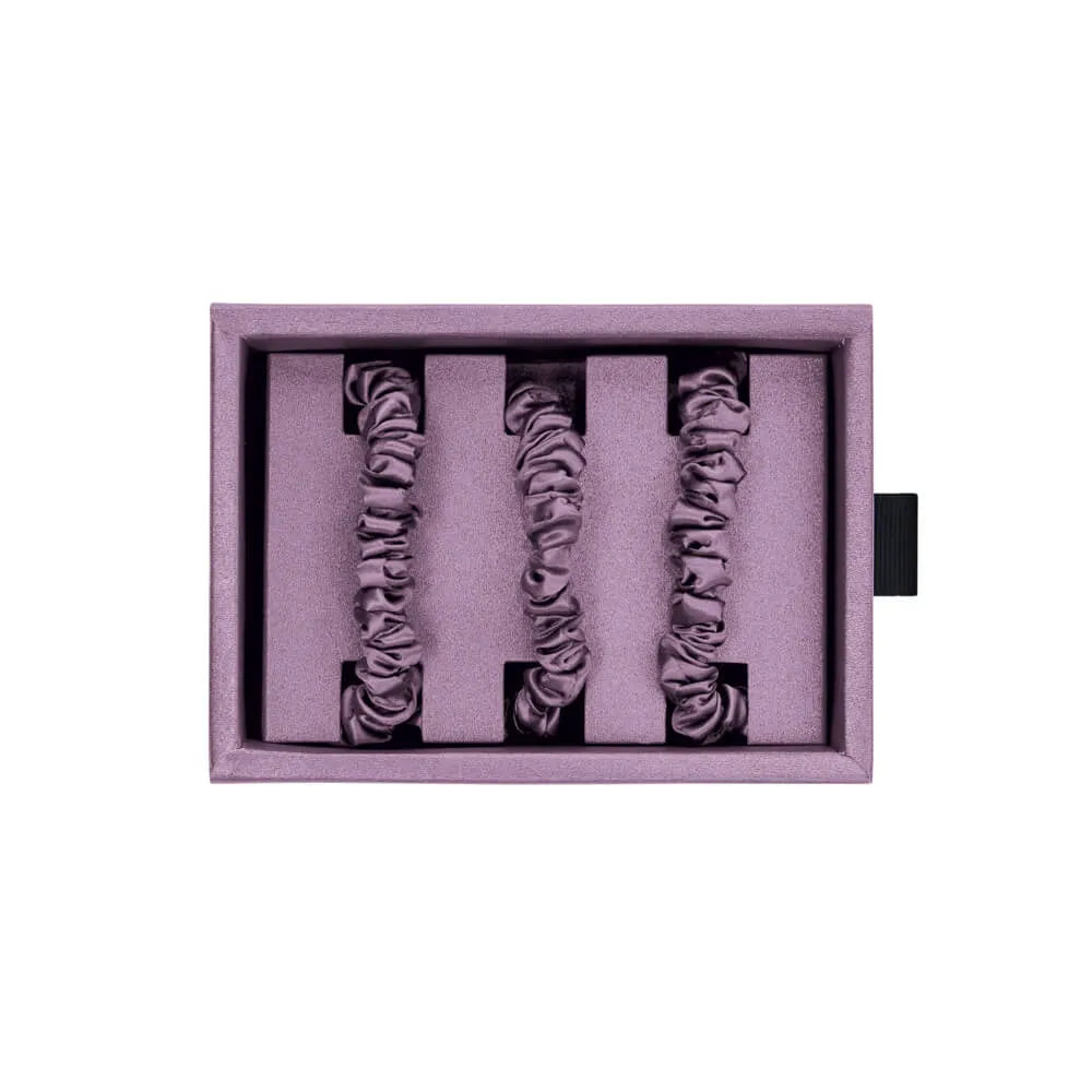 Blissy Skinny Scrunchies in Lavender