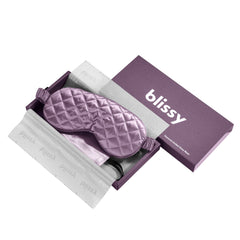 Lavender Diamond Quilted Sleep Mask