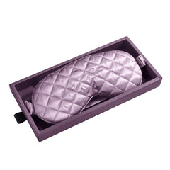 Lavender Diamond Quilted Sleep Mask