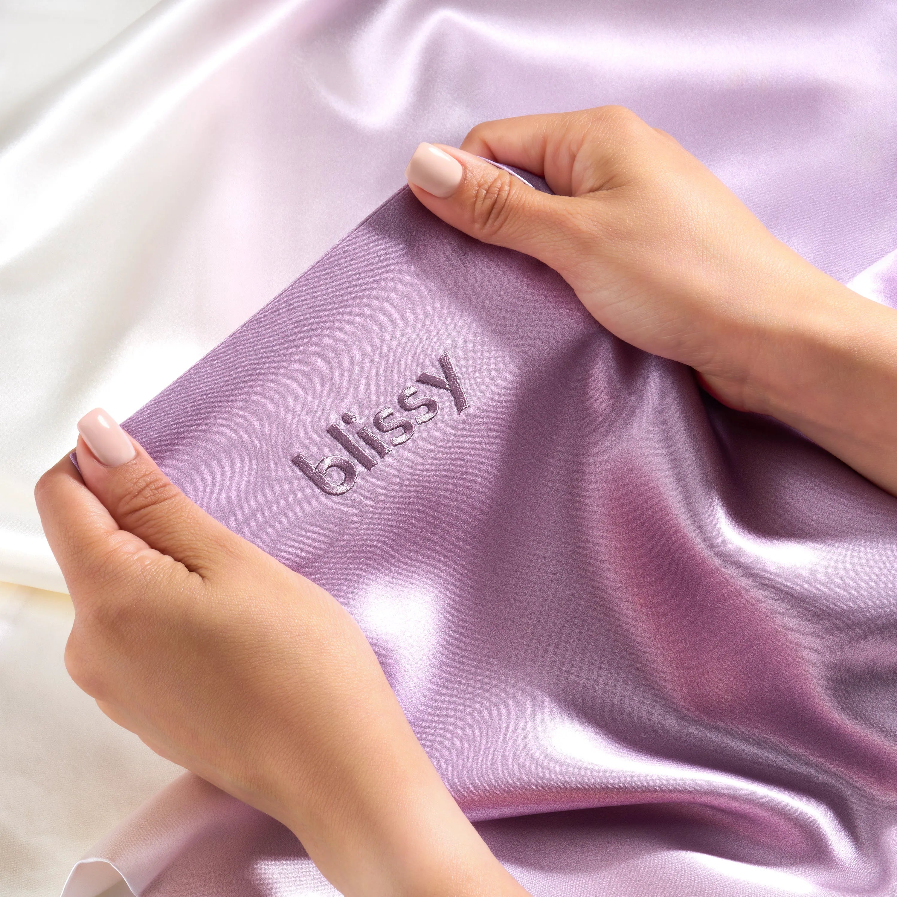 Queen Pillowcase in Lavender Ombre