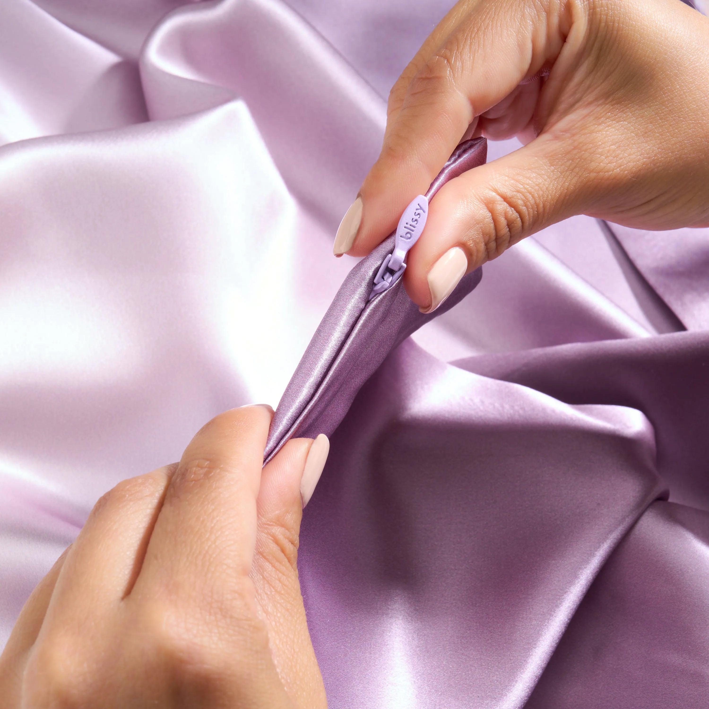 Queen Pillowcase in Lavender Ombre