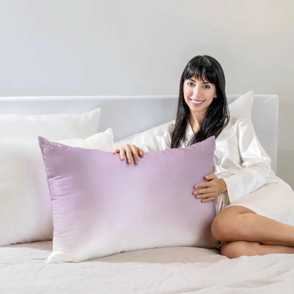 Queen Pillowcase in Lavender Ombre