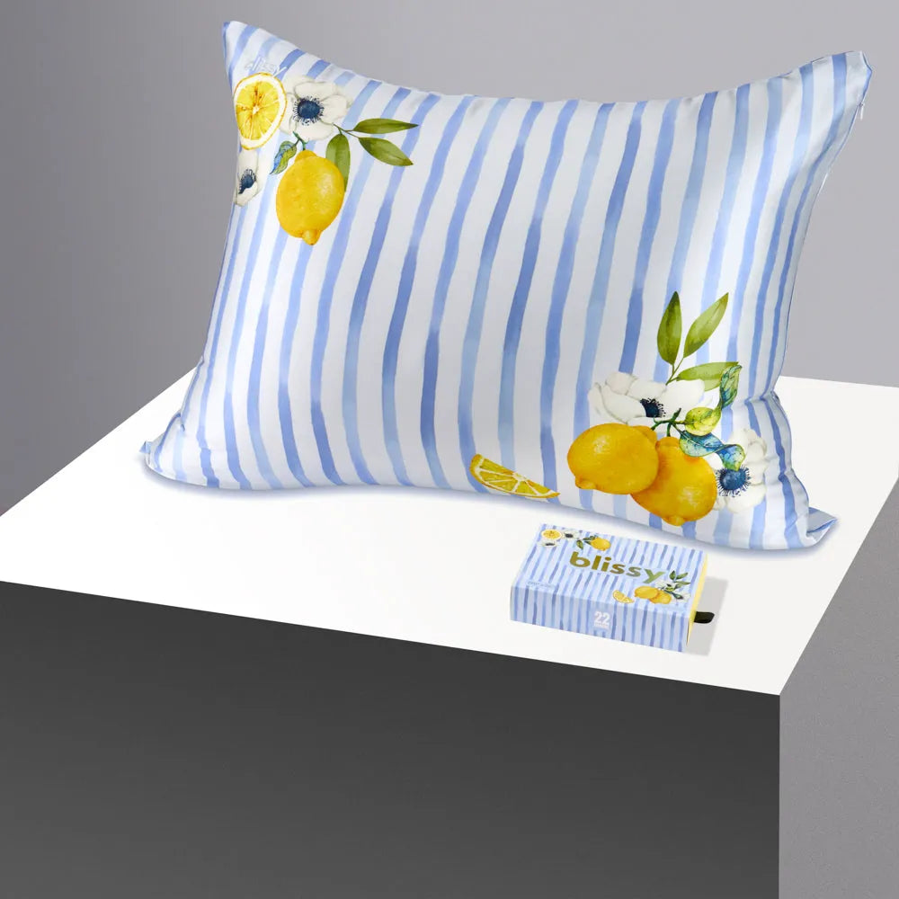 Lemon Bloom Standard Pillowcase