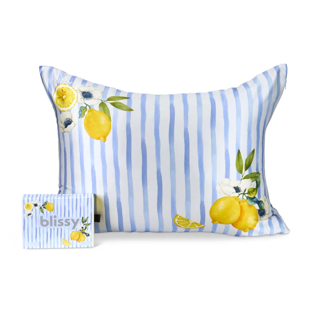 Lemon Bloom Standard Pillowcase