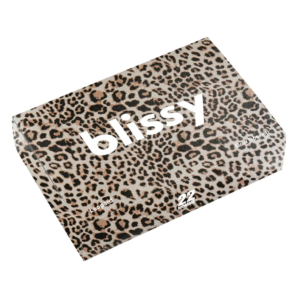 Blissy Bow Bonnet in Leopard