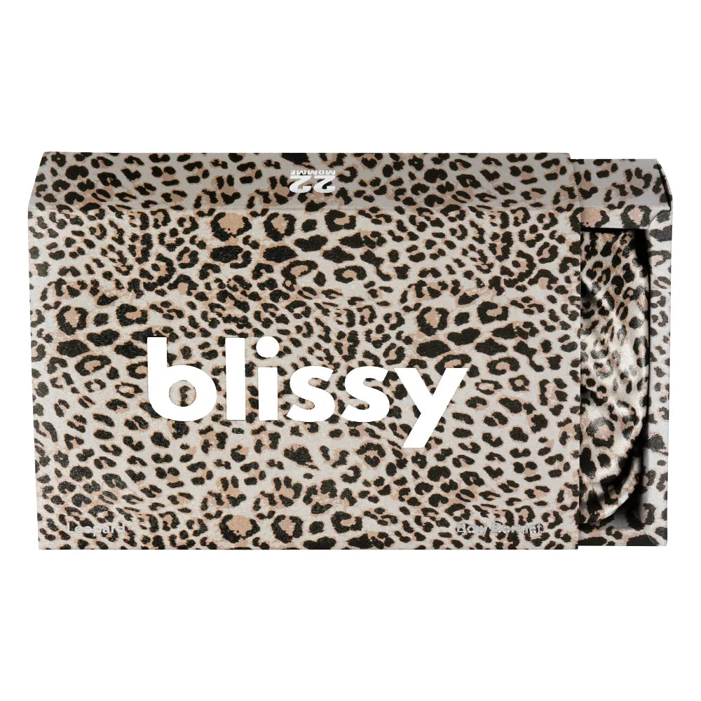 Blissy Bow Bonnet in Leopard