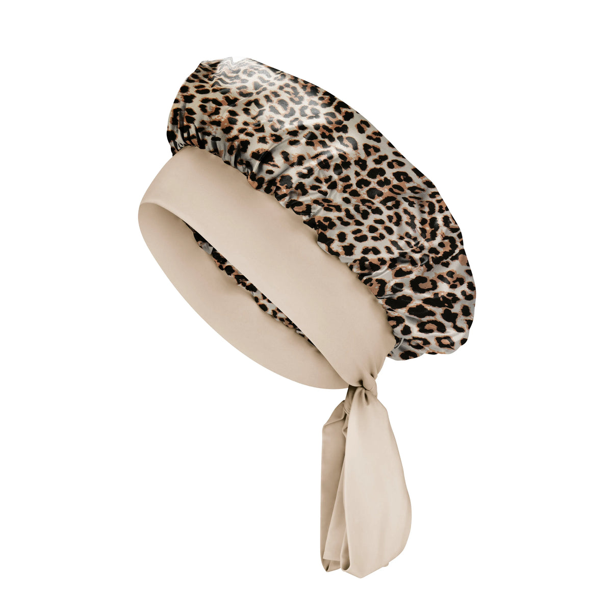 Blissy Bow Bonnet in Leopard