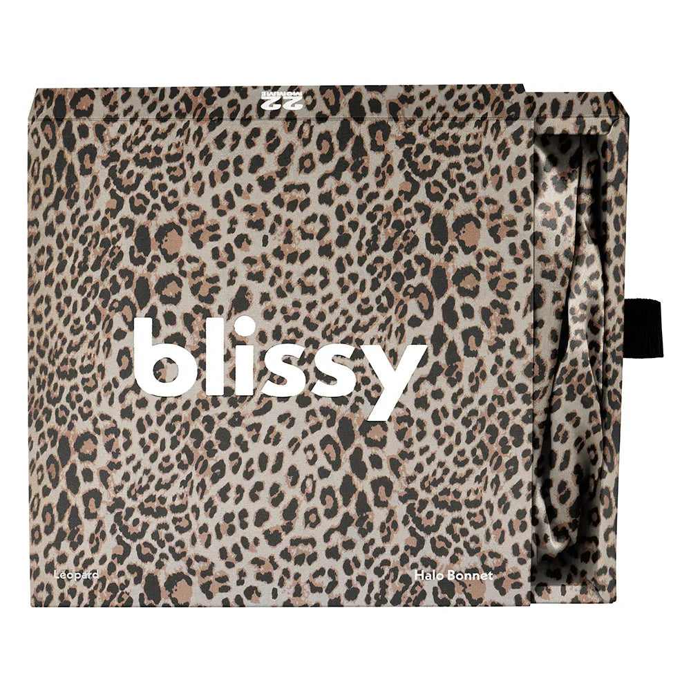 Blissy Halo Bonnet in Leopard Print