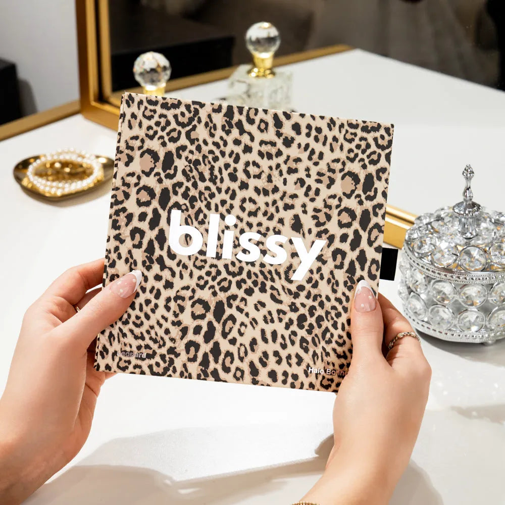 Blissy Halo Bonnet in Leopard Print