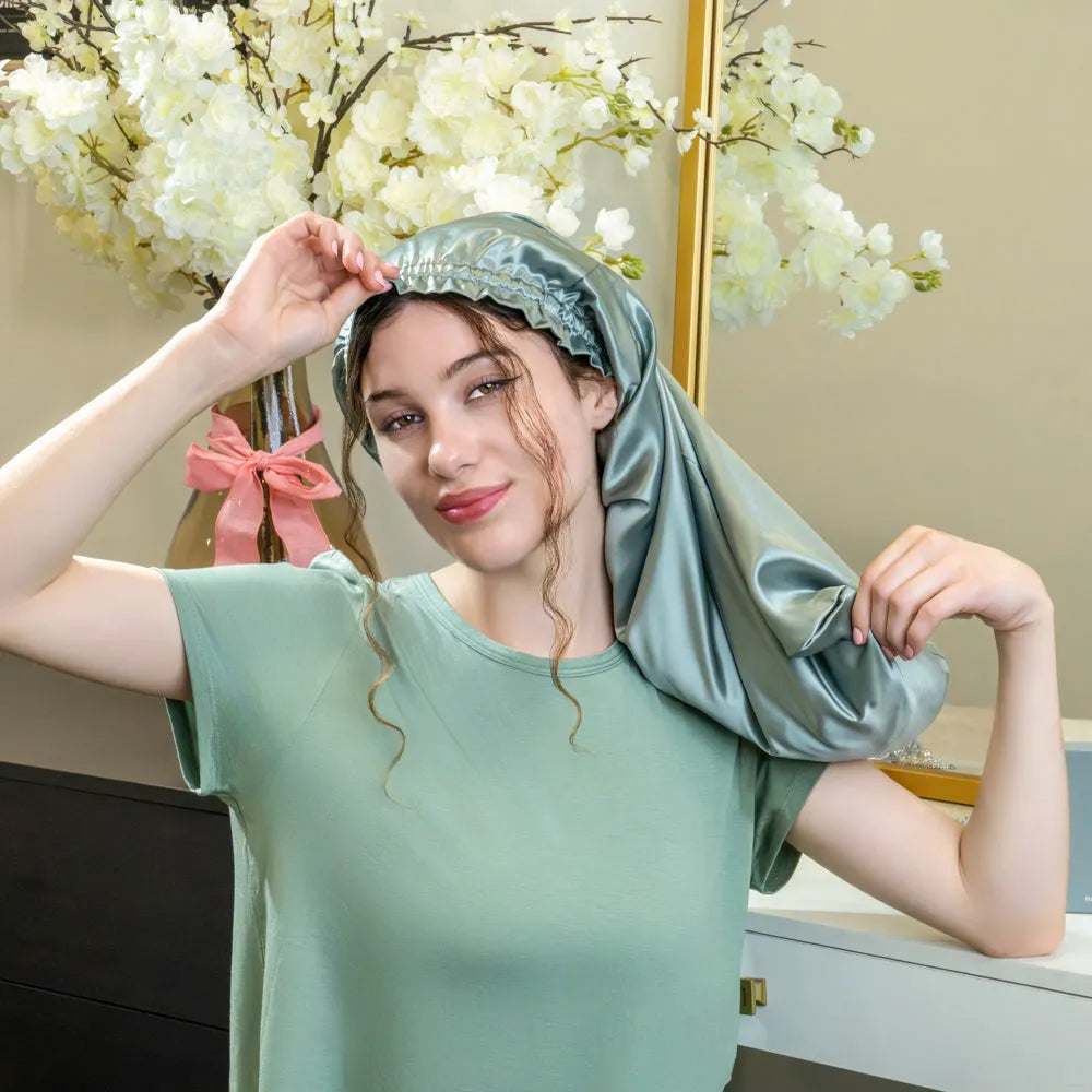 Blissy Cascade Bonnet in Matcha