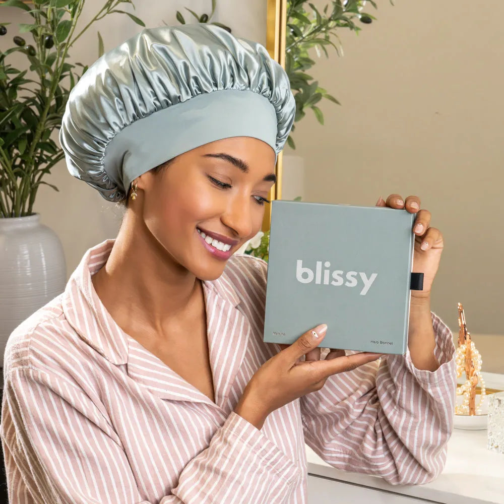 Blissy Halo Bonnet in Matcha