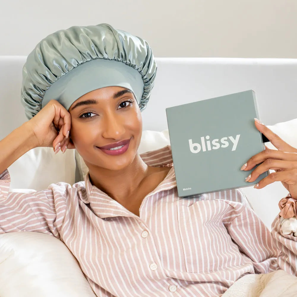 Blissy Halo Bonnet in Matcha