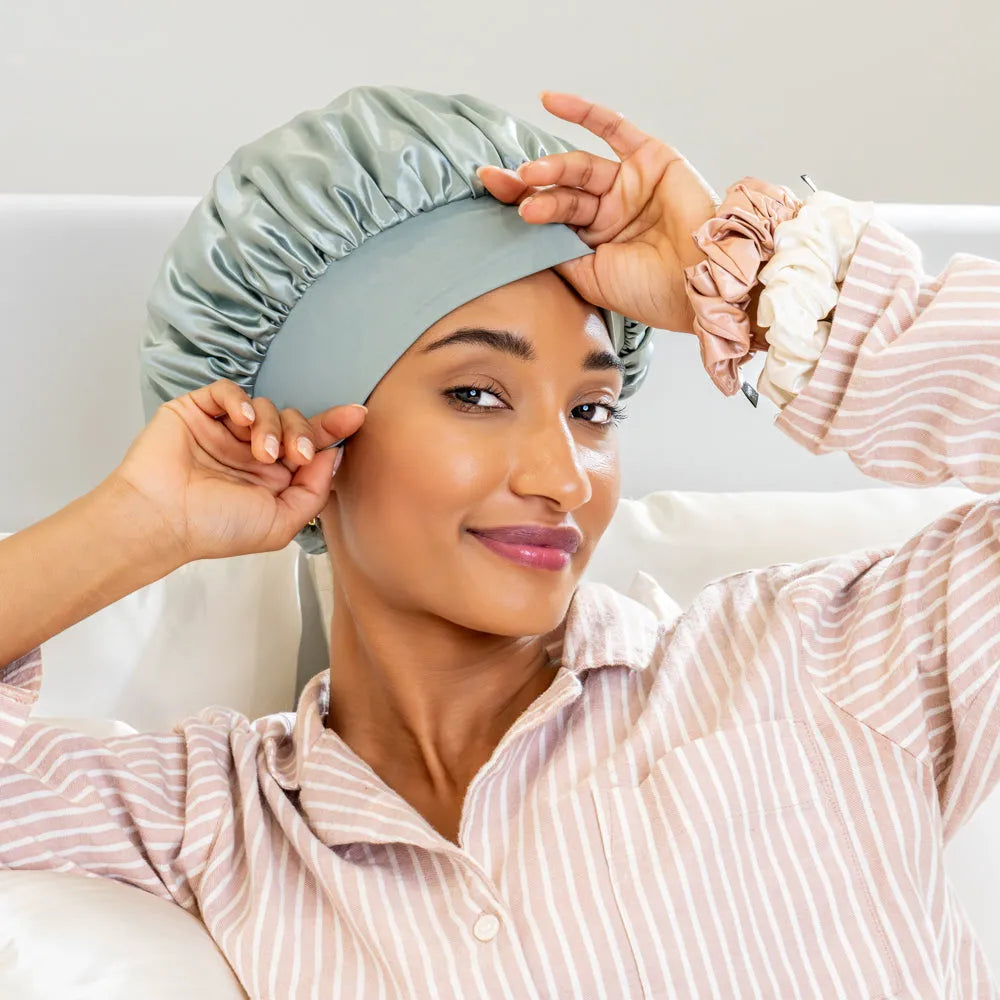 Blissy Halo Bonnet in Matcha