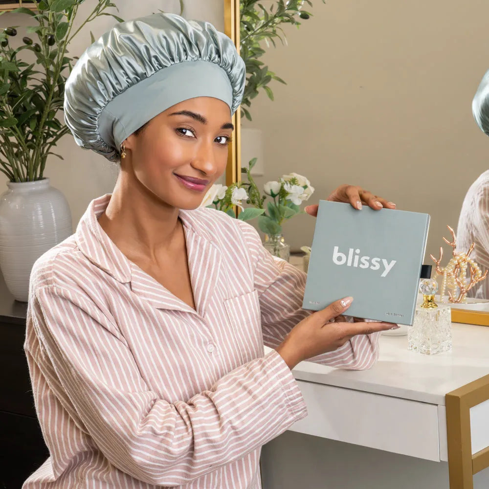 Blissy Halo Bonnet in Matcha