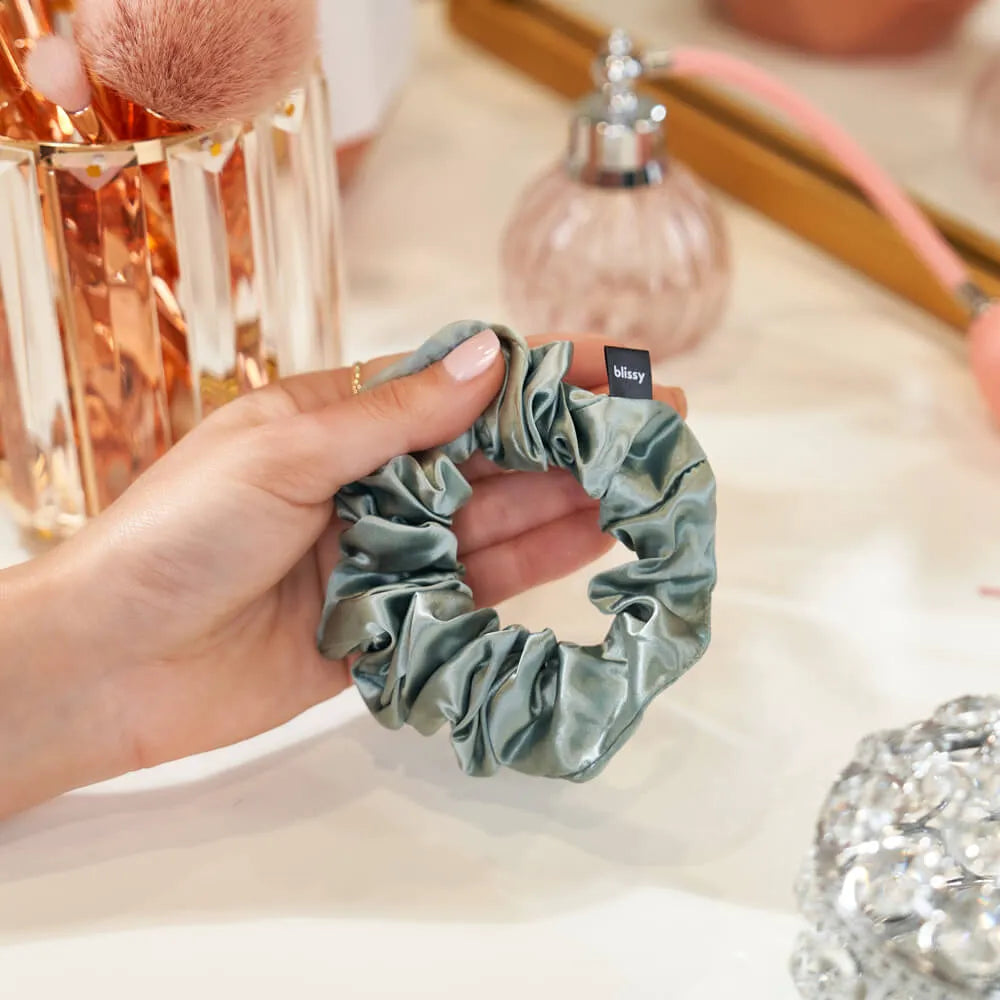 Blissy Scrunchies in Matcha